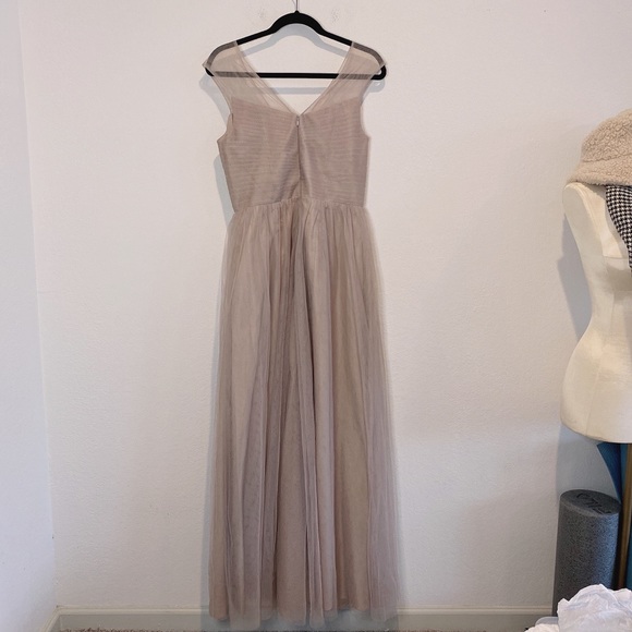 Birdy Grey Chiffon Taupe Bridesmaid Dress - Picture 5 of 5